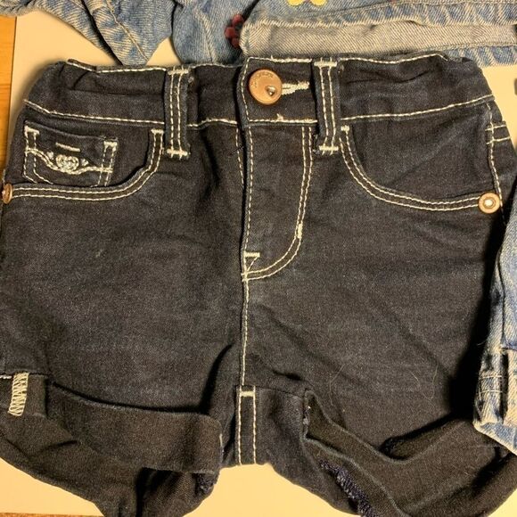 Set of 4 2T denim shorts different brands - Picture 2 of 11